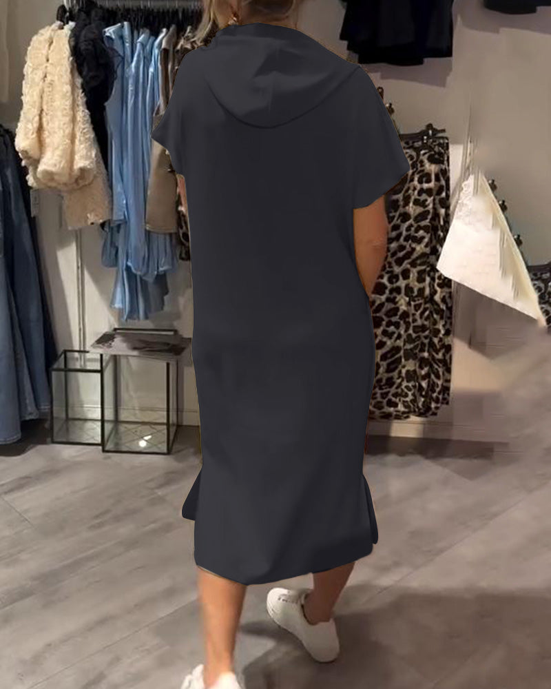 Saskia™ | Lässiges Hoodiekleid