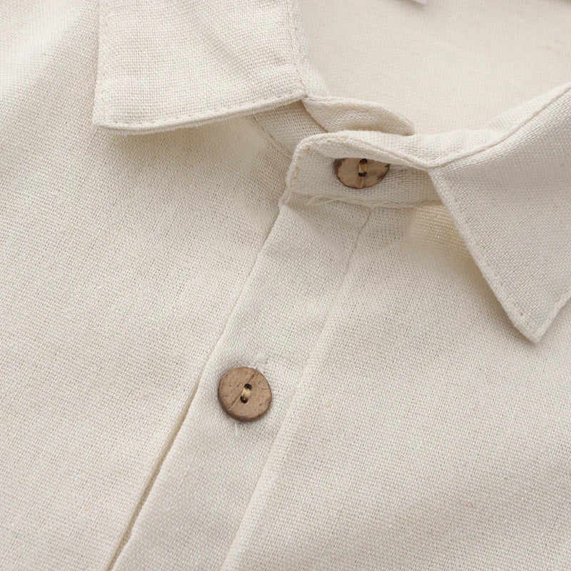 Casablanca - Leinen Polo - Beige