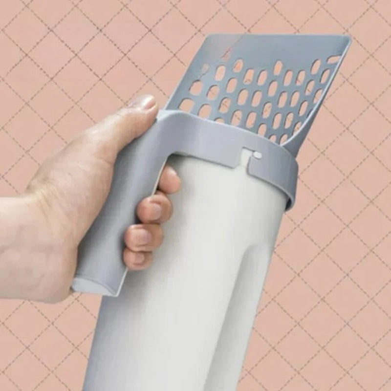 PurrScoop – Selbstreinigendes Katzenklo mit integriertem Spender für Mülltüten