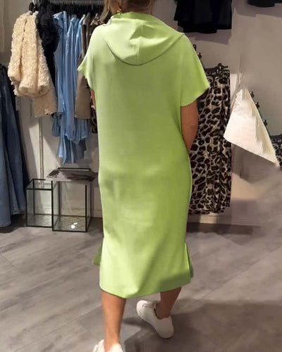 Saskia™ | Lässiges Hoodiekleid