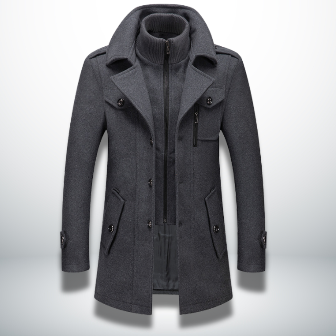 Gkiokas – Warmer Und Eleganter Mantel