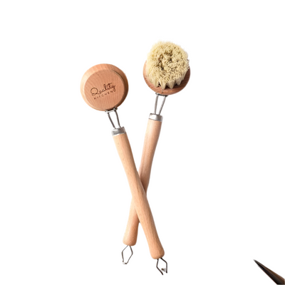 ScrubNest Haltbare Spülbürste mit Kurzen Rundgriffen