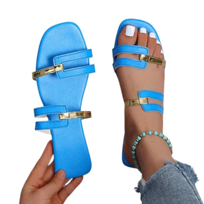 CozyEase Offene Zehen Hausschuhe