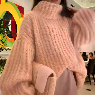 Paulina | Weicher langärmeliger Damen-Kapuzenpullover