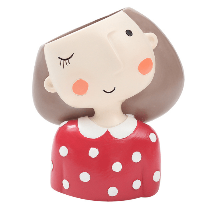 UrbanSprout Mini Resin Pflanzenset – Verspielte Sukkulentenbehälter