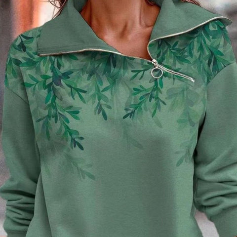 Nika | Stylischer Pullover mit Reißverschluss für Frauen