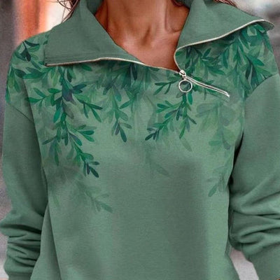 Nika | Stylischer Pullover mit Reißverschluss für Frauen