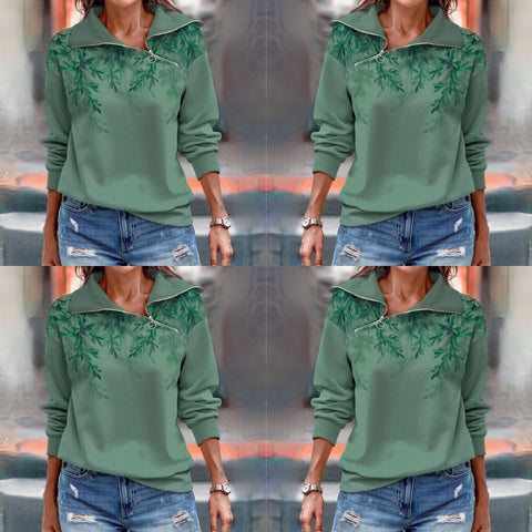 Nika | Stylischer Pullover mit Reißverschluss für Frauen