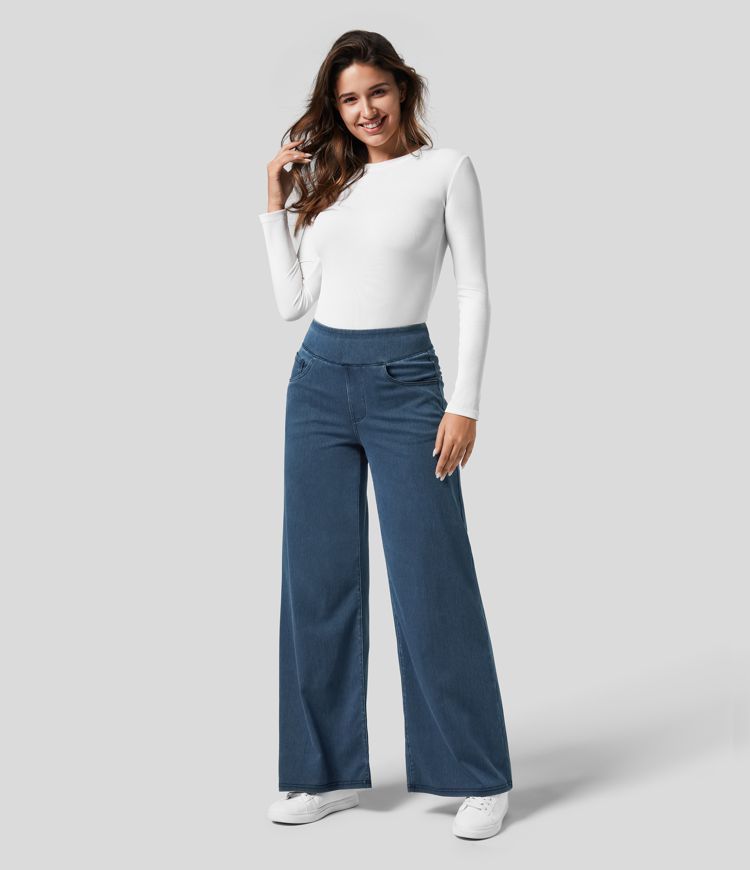 Evie™ | Bequeme, hoch taillierte, dehnbare Hose