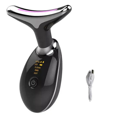 GlowLift – Anti-Falten Gesichtsstraffungs-Massagegerät mit LED-Lichttherapie für Gesicht und Hals