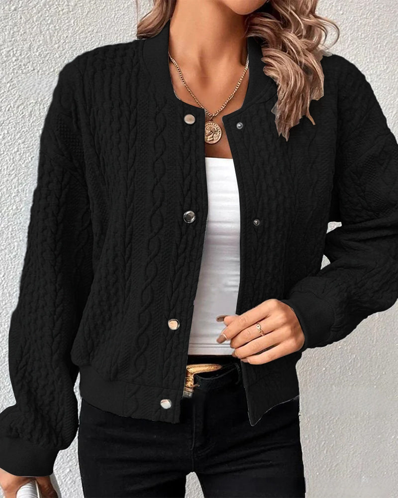 Mireille - Frauen-Strickjacke mit Knöpfen
