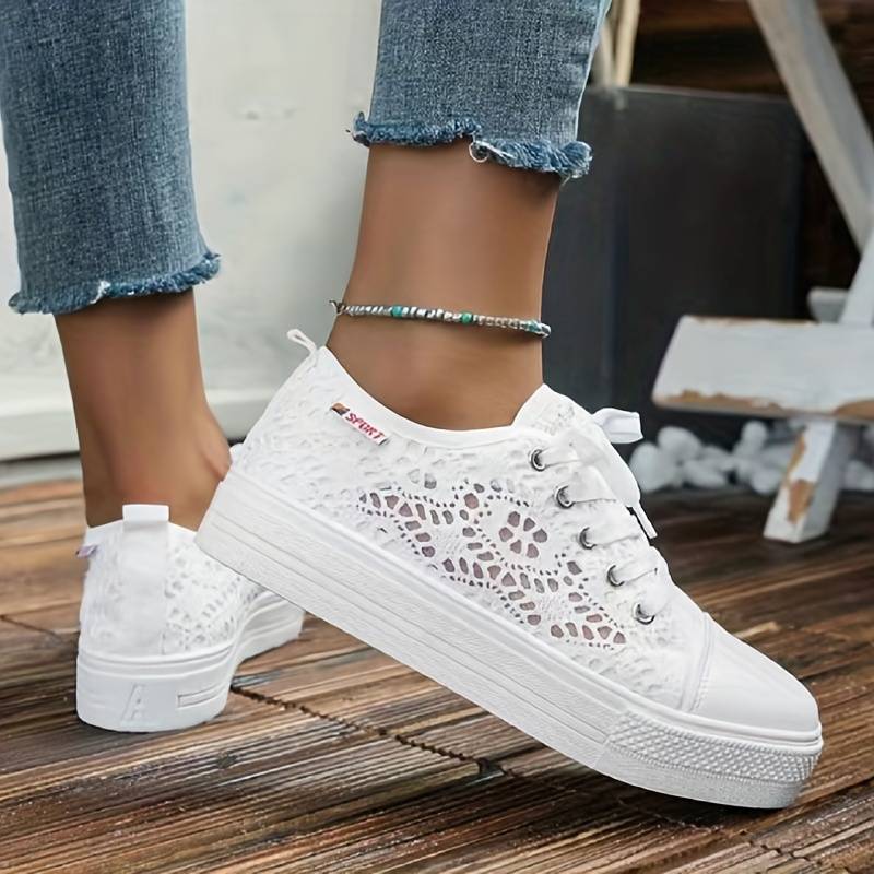 Marina | Schicke und luftige Sneaker aus Spitze