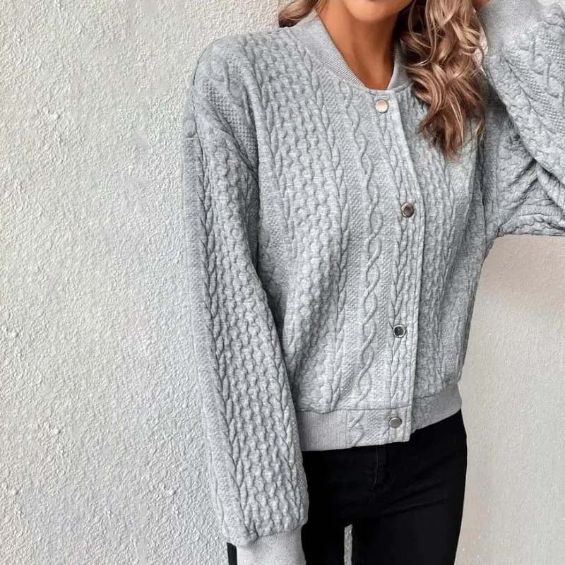 Gestrickte Strickjacke für Frauen