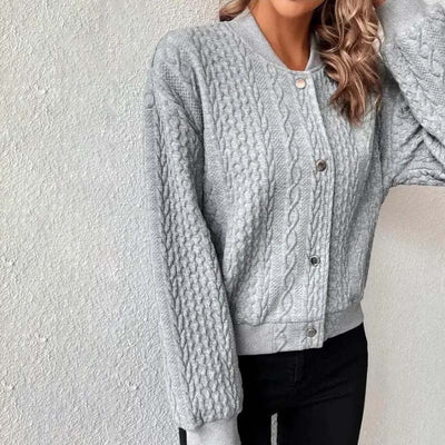Gestrickte Strickjacke für Frauen