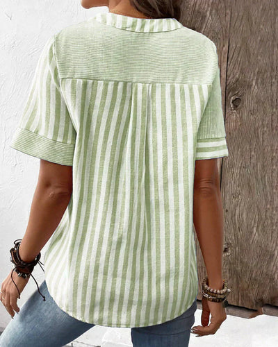 Frederique™ | Elegante gestreifte Bluse