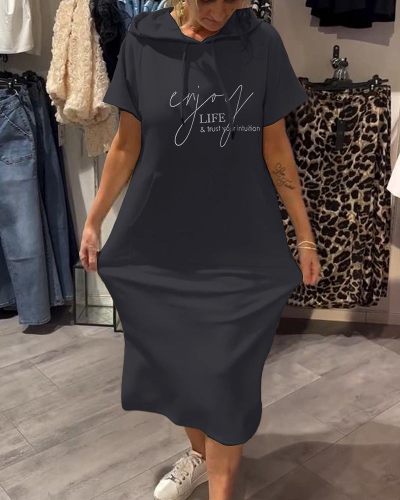 Saskia™ | Lässiges Hoodiekleid