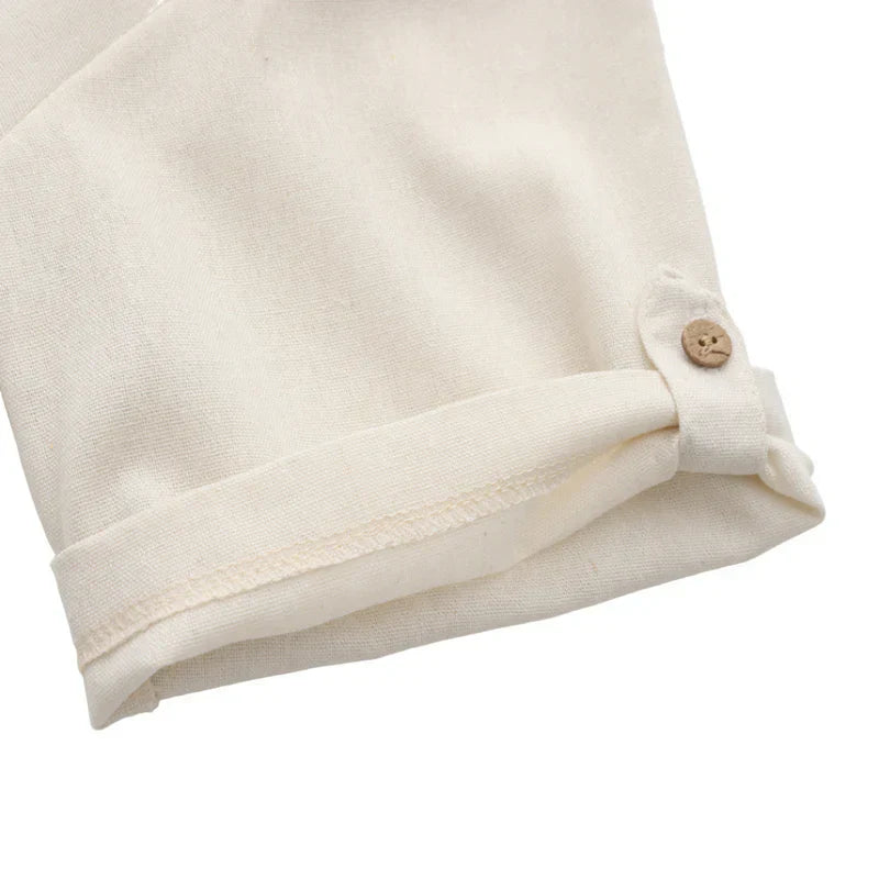 Casablanca - Leinen Polo - Beige