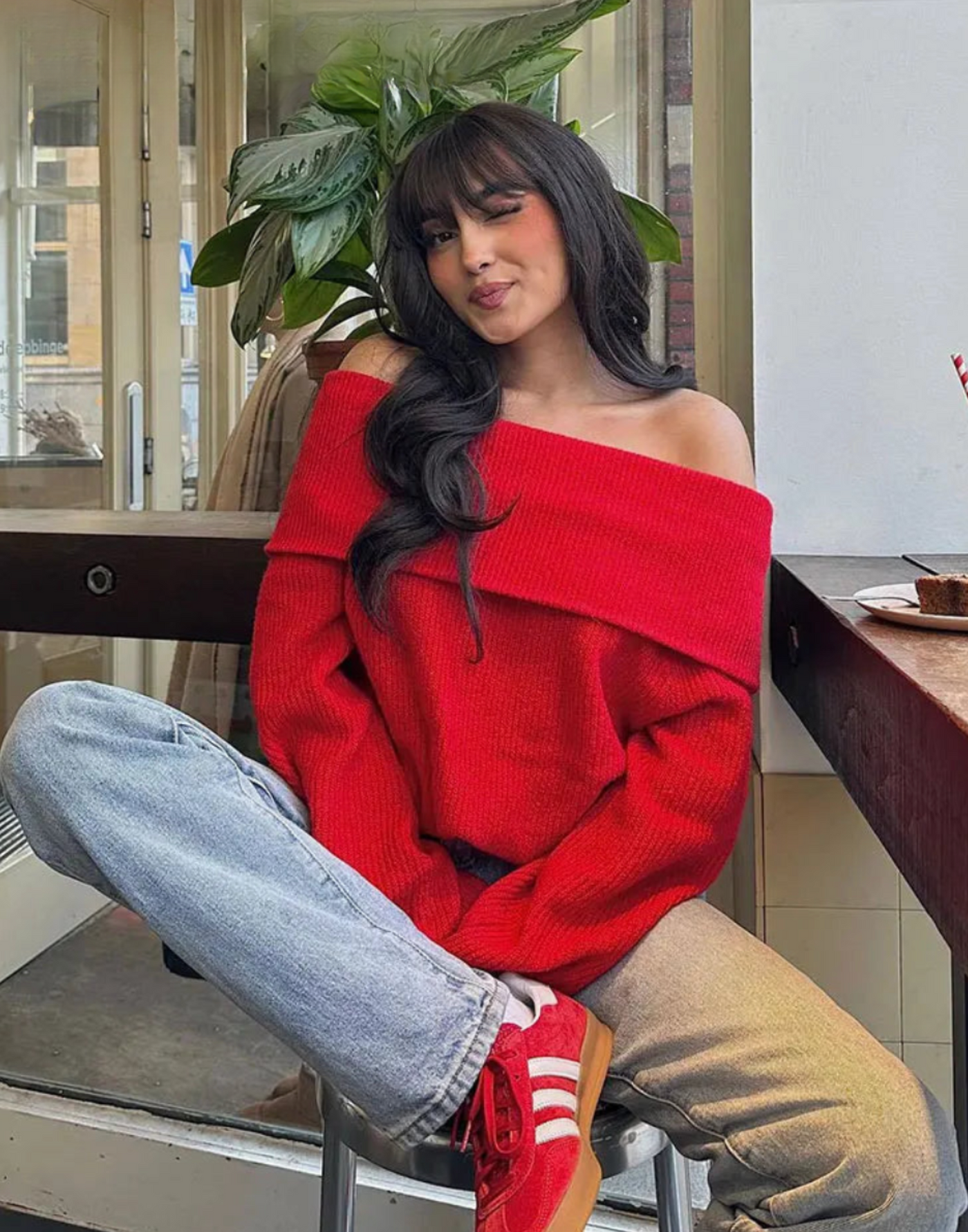 Xenia | Off-Shoulder Stylisches Damen-Top