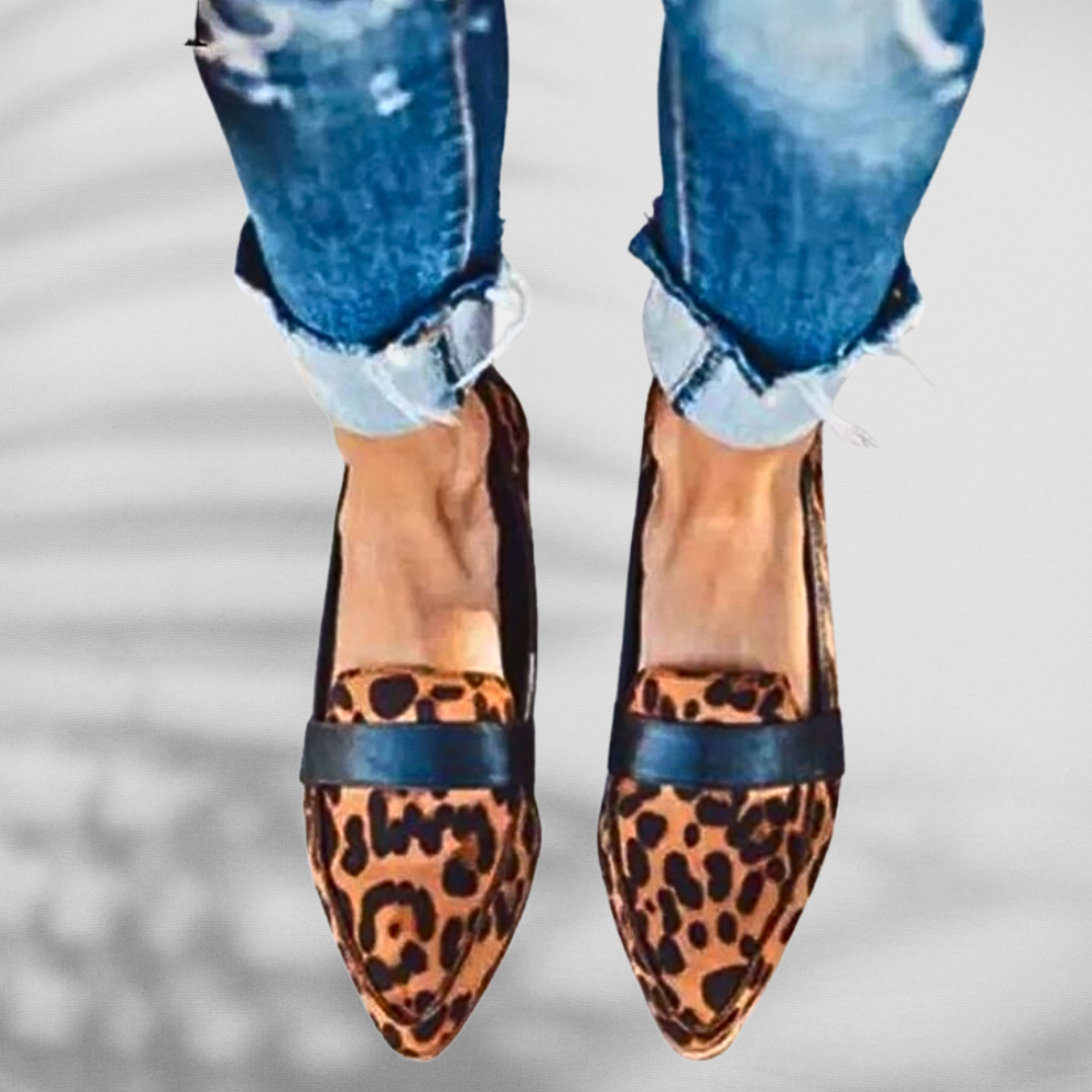 Leslie | Wildleder-Loafer mit spitzer Form