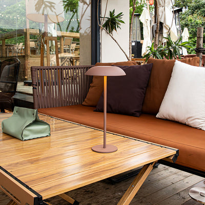 Orbella kabellose LED-Tischlampe mit Touchsteuerung – Elegantes rundes modernes Design