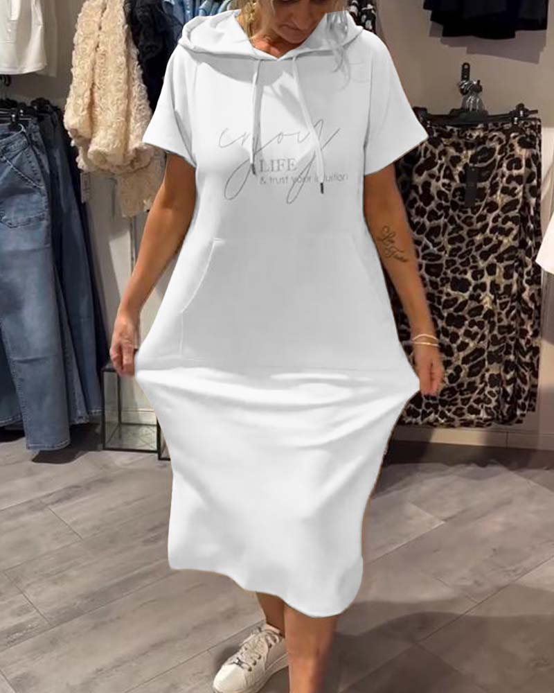 Saskia™ | Lässiges Hoodiekleid