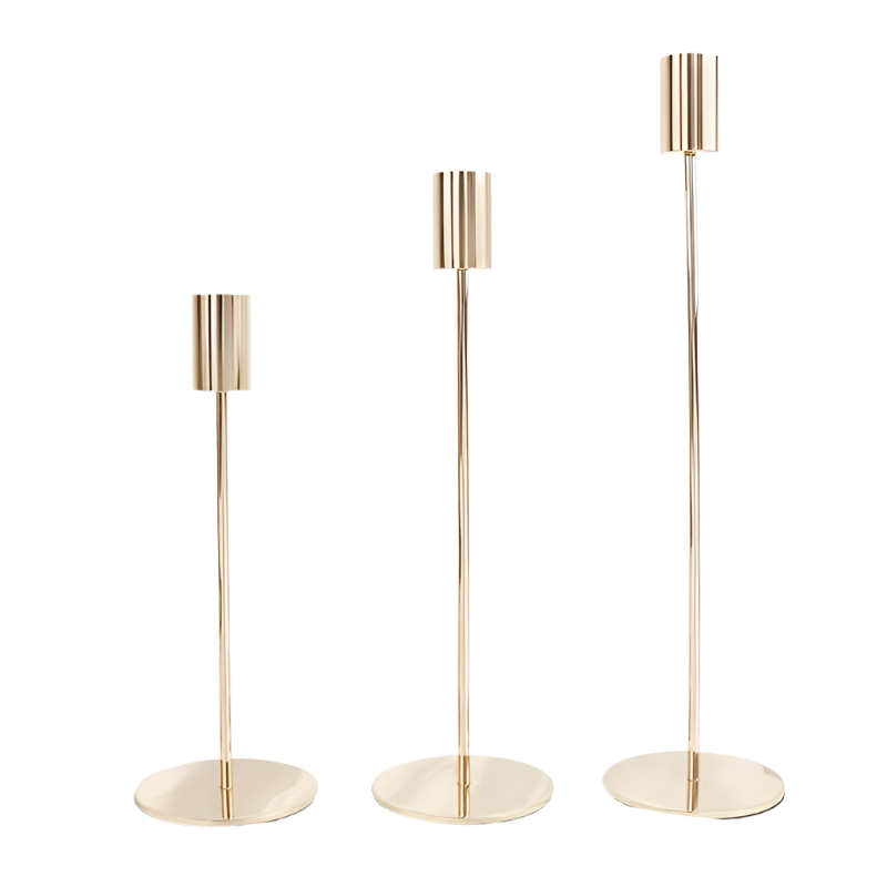 GlowThorne 3-teiliges dekoratives Kerzenständer-Set