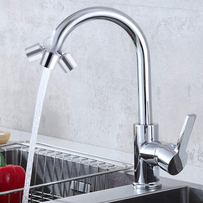 SprayMaster 360° Verstellbarer Wasserhahnaufsatz mit Doppelstrahlmodi