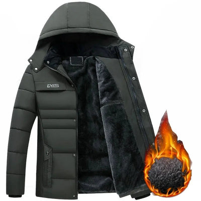Warme winddichte Jacke für Männer