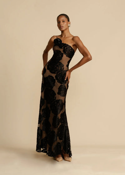 Elisabeth - Blumen-Mesh-Kleid