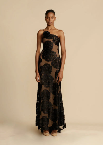 Elisabeth - Blumen-Mesh-Kleid