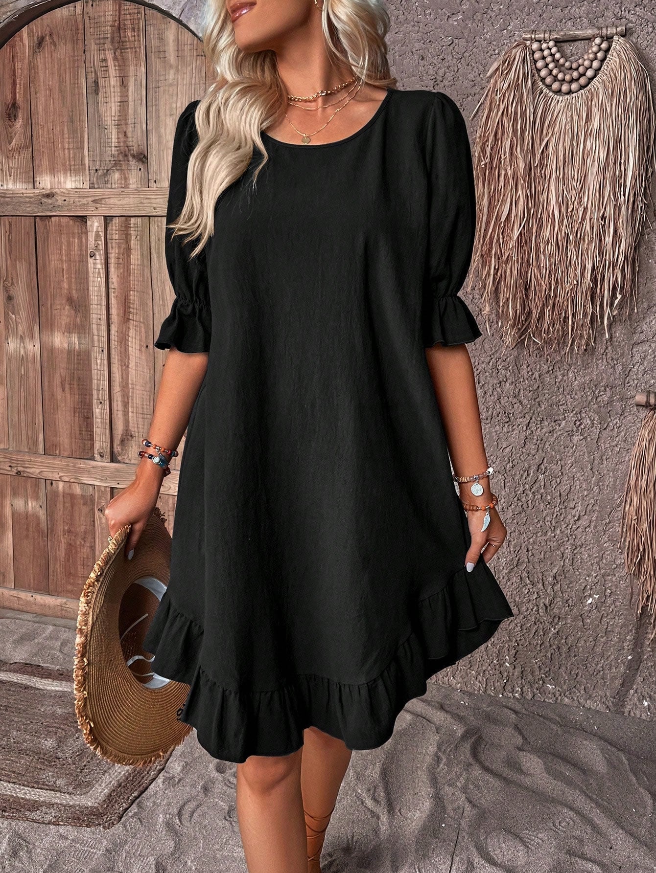 Matilda - Kleid mit Puffärmeln