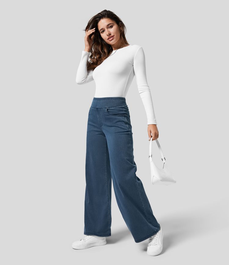 Evie™ | Bequeme, hoch taillierte, dehnbare Hose
