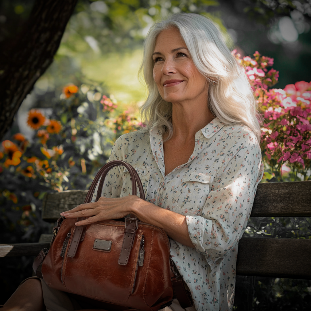 Seidenschal | Eleganter Heritage Statement-Tasche