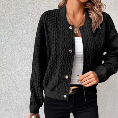 Gestrickte Strickjacke für Frauen