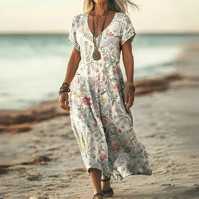 Laura™ | Vintage-Kleid mit Farbverlauf