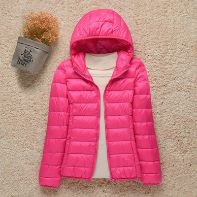 Sarah - Gewattete Jacke mit Kapuze