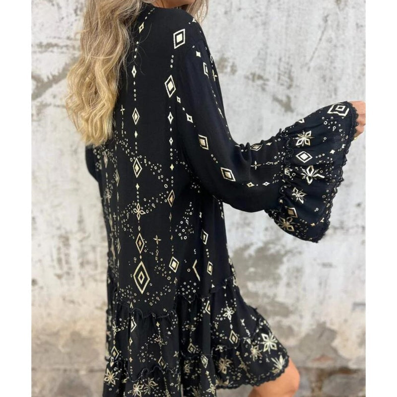 Marieke™ | Elegantes Kleid mit Laternenärmeln