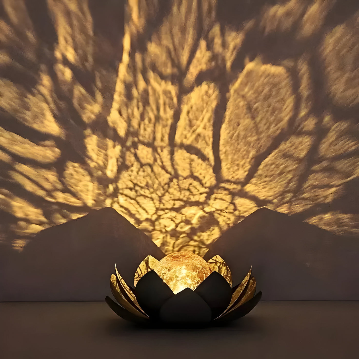 LumiPetal – Solarbetriebene Lotusblumen-Gartenlampe mit weicher Umgebungsbeleuchtung