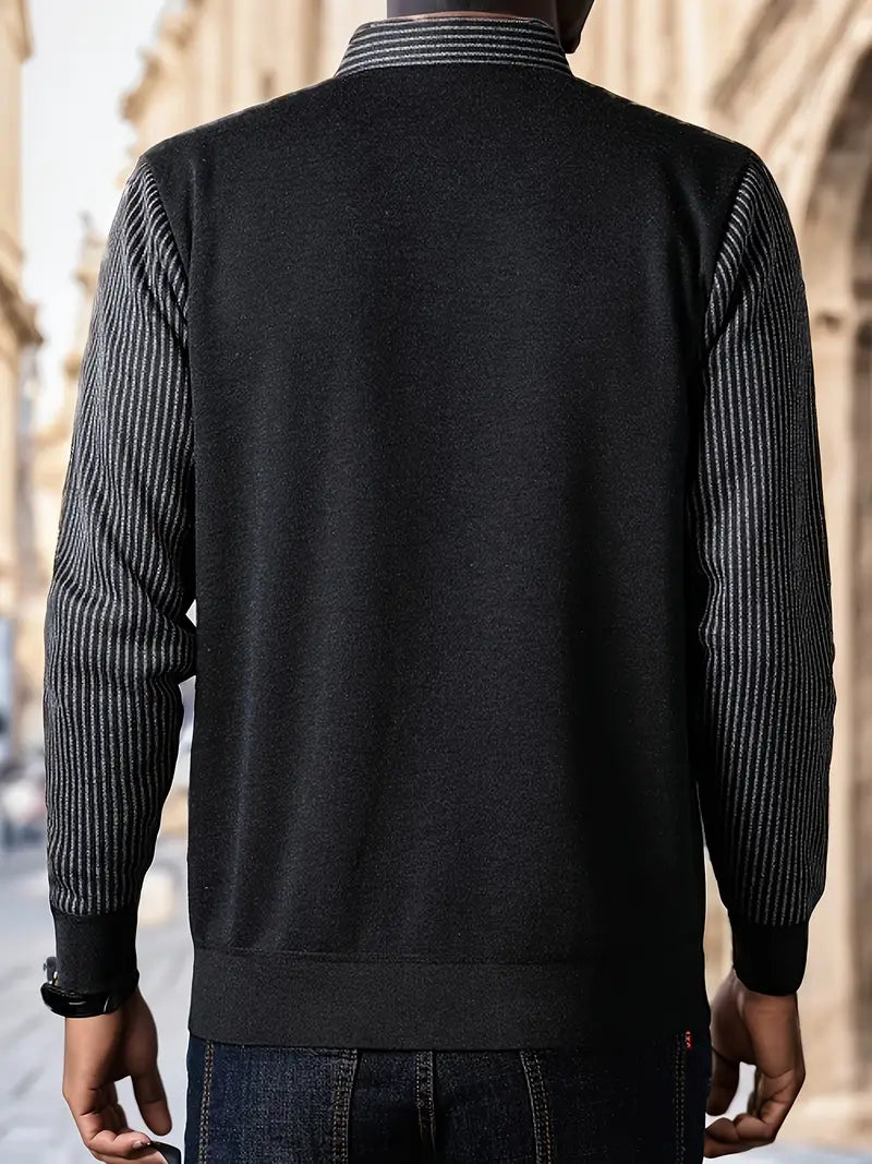 Leroy – Lässiger Langarm Strickpullover
