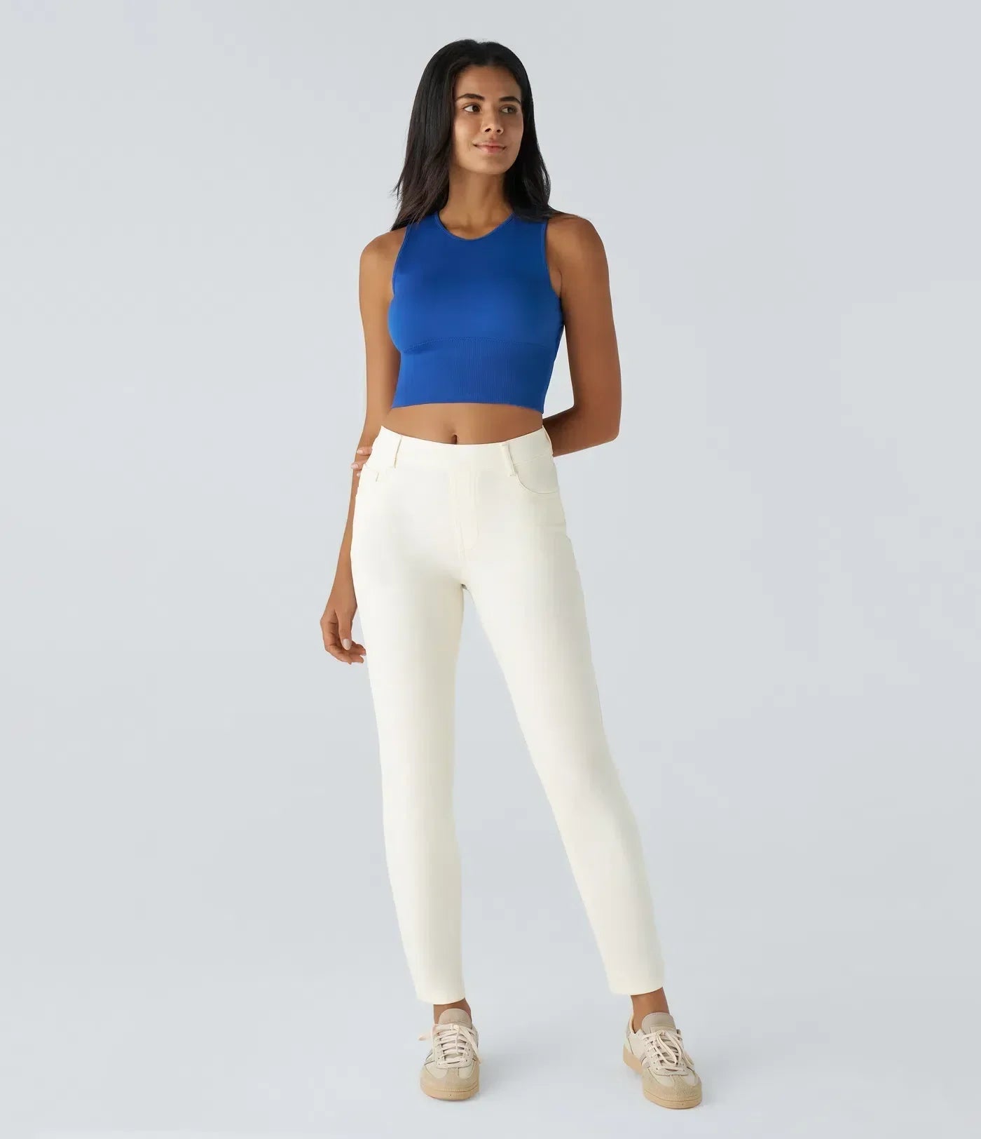 MAYLORA | Bequeme Hose mit Hohem Bund und Elastischem Material
