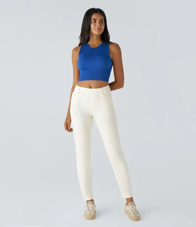 MAYLORA | Bequeme Hose mit Hohem Bund und Elastischem Material