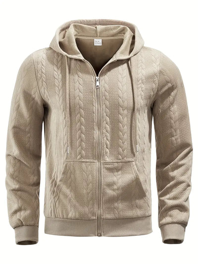 Philipp – Lässiger Kapuzenpullover Mit Reißverschluss Und Langen Ärmeln