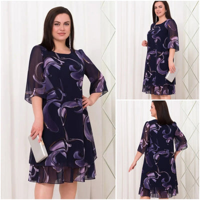 Harper | Plus Size Tourbillon Dress