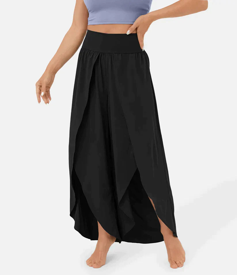 SummerBreeze - Hochtaillierte Palazzo Hose