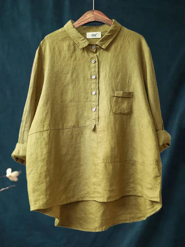 Laura™ | Schicke Bluse mit langen Ärmeln