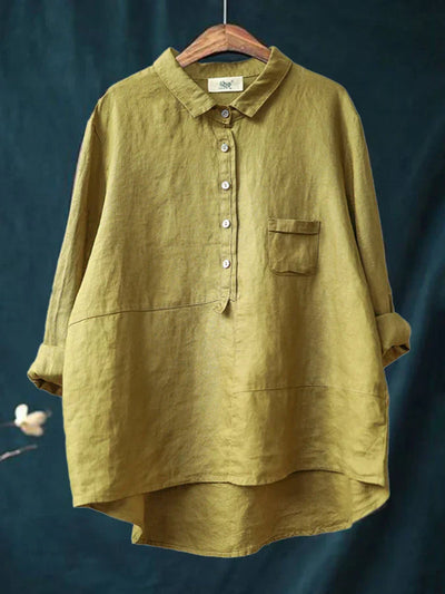 Laura™ | Schicke Bluse mit langen Ärmeln