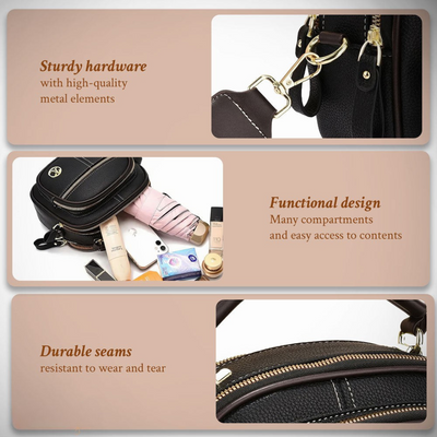 Fiona | Elegante klassische Schultertasche