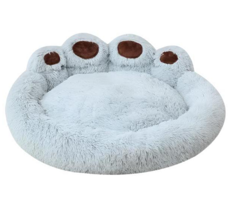 Waschbares Haustierbett CozyPaw mit pfotenförmigem Design
