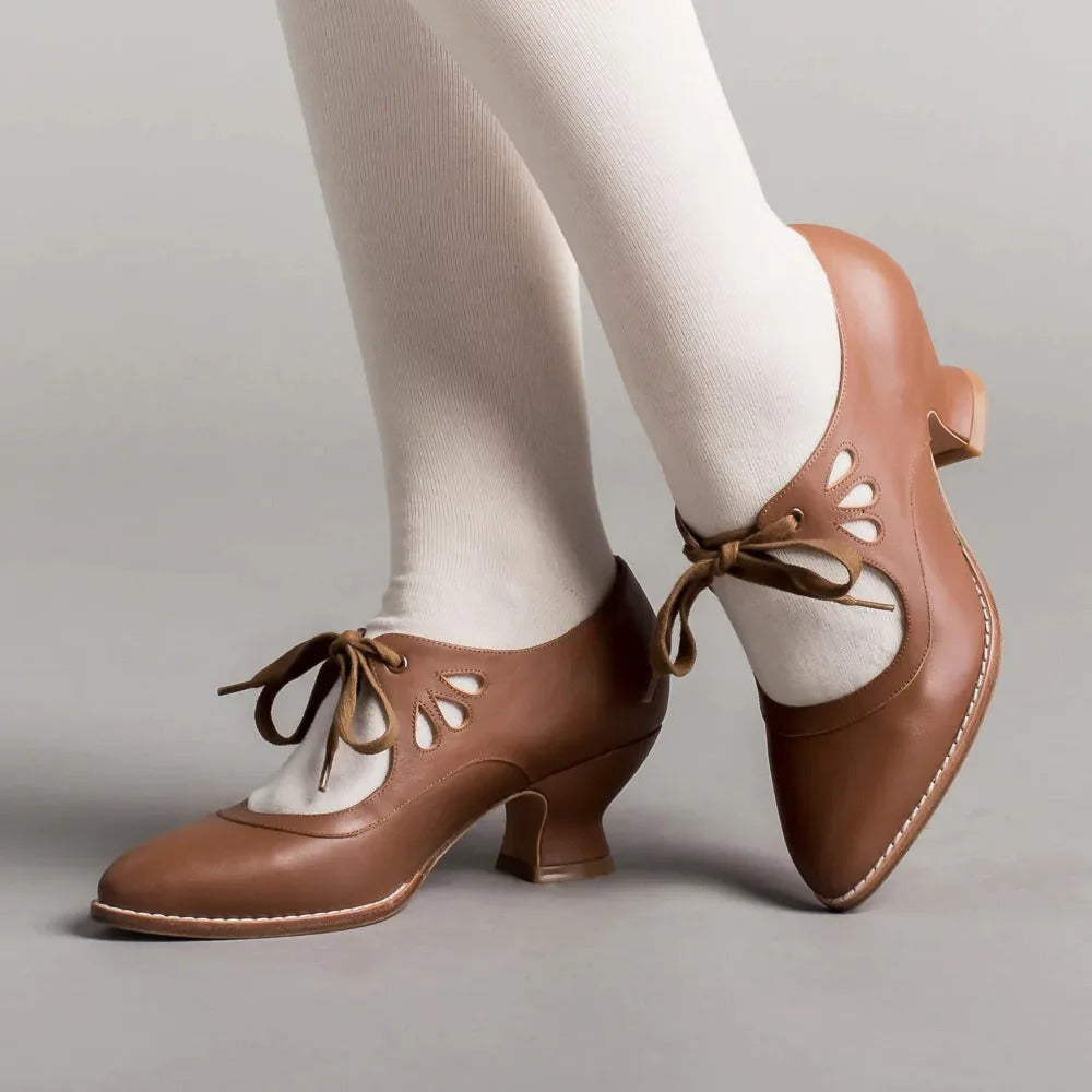 Georgina | Elegante Retro-Schuhe mit niedrigem Absatz