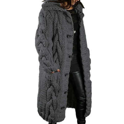 Vestine - Dick gestrickte Strickjacke